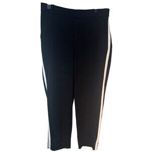 2/$30 ZARA Trafaluc Collection Small Black & White Side Stripe Pants